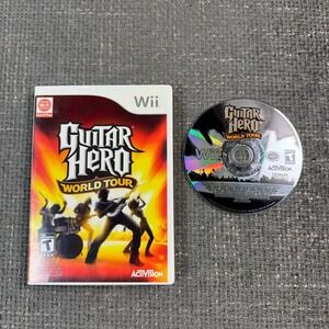 Activision Guitar Hero World Tour Nintendo Wii NTSC Disc + Case tested